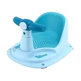 Jeruytgh Badestuhl für Babys, Baby-Sitzbadesitz,Baby-Badewannenstuhl mit verstellbarer Rückenlehne - Sitzbadesitz mit starkem Saugnapf, Babypartystuhl, Sitzsitz für die Babybadewanne