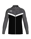 JAKO Herren Polyesterjacke Iconic Sportjacke, Schwarz/anthrazit, L EU