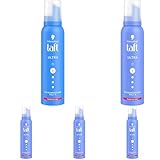 Schwarzkopf Taft Schaumfestiger Ultra (150ml), Haltegrad 4, Haarschaum für alle Haartypen, stärkt das Haar, vegane Formel* (Packung mit 5)