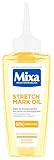 Mixa Stretch Mark Oil – Anti-Dehnungsstreifen Öl mit 30% Omega 6 & 9 mildert das Erscheinungsbild und den Juckreiz von Dehnungsstreifen, 100 ml