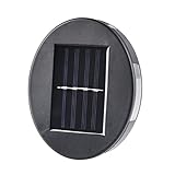 NUOBESTY Solarbetriebene Wandleuchte LED Für Outdoor Dekoratives Für Garten Terrasse Und Energiesparend Und Langlebig Warmweißes Licht