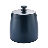 HOHOVYVY Edelstahl Aschenbecher Mit Deckel - Geruchsdichter Windaschenbecher Für Innen Und Außen, 9X8cm(Blue)