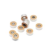 S683RS CB-Lager 3x7x3 mm Edelstahl Hybrid Keramik Hobby Elektro RC Auto LKW Kugellager Orange Dichtung 2 STÜCKE