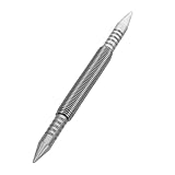 Uonlytech 4 Stück Frühlingspunsch Bausatz Aufkleber Clipper Abzieher Schalter Center Scharnier Dual Werkzeuge Zum Entfernen Von Türstiften Trimmen Schlagwerkzeuge Gürtel Locher Stahl Silver
