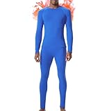 FlowFlex Thermounterwäsche Herren Set Atmungsaktive Ski Base Layer & Winter Funktionswäsche | Nahtlos 4-Wege-Dehnung, Schnelltrocknend | Für Skifahren,Trekking,Langlauf (Blau, XS/S)