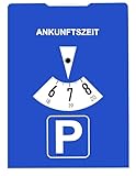Parkscheibe StVO-konform mit Benzinrechner – Robuste Parkuhr aus Karton | Kompakt 15x11 cm | Umweltfreundlich & langlebig | Für Auto, Wohnmobil & LKW | Made in Germany