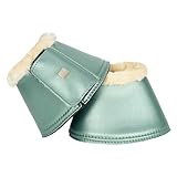 Imperial Riding Hufglocken IRHLovely, stoßdämpfend & reibungsschützend, mit Neoprenfutter und Klettverschluss, robuste Springglocken für Training & Alltag, Salbeigrün, Full