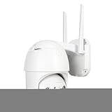 Plyisty Wireless Im Freien 1080p PTZ WiFi IP -Überwachungskamera mit Nachtsichtsbewegungserkennung für die Überwachung zu Hause, Abdigital Zoom, 2MP - für Ladenhause (EU-Stecker)