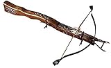 Dekorative Holzarmbrust XV. Jahrhundert 59 cm W1F Mittelalterliche Armbrust für historische Rekonstruktion für einen Sammler oder als Geschenk Feuert Nicht.