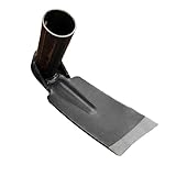 Kleine Spitzhacke / 6/9 Hacke Clip Ohr Karbonstahl Dreieck Gartenhacke Hand Unkrautschneider Heavy Duty Landschaftsbau Jäten Unkrauthacke für Gartenarbeit Jäten Graben Lockern Kanten Kultivieren