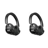 Rastapulz 2X Kabelloses Headset, Kopfhörer mit Mikrofon, Faltbar, Over-Ear, Bluetooth 5.3, Unterstützt TF-Karte, FM-Radio, Schwarz