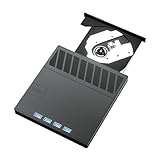 PLCPDM 7 Port Externe Disc Laufwerke Für Laptop Typ C USB3.0 Tragbarer Brenner Writer Mit Kartenschlitz USB Ports Schnellgeschwindigkeitsleser