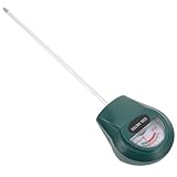 Veemoon Boden Ph Meter mit Sonde Präzises Ph Messgerät für Gartenböden Tragbarer Bodentester für Garten Gewächshaus und Topfpflanzen