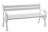 Blome Landhausbank weiss Linderhof 3-Sitzer