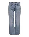 ONLY Female Straight-Fit Jeans ONLELLA Mittlere Taille Gerade geschnitten Jeans