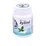 miradent Xylitol Drops Minze 60g Dose | Zahnpflege Lutschbonbons | zuckerfrei | erfrischender Geschmack | kariespräventiv | vegan | glutenfrei