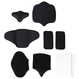 SAROAD 9 Stück Lipo Foam Board Set AB Bauchbrett Bauchbrett Schwamm Seite Vorne Und Hinten Kompressionsbretter Für Taille, Schwarz , One size