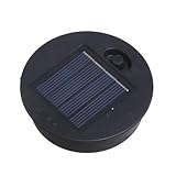 MISUVRSE 2er Pack Solarlicht Reparaturkomponente Wasserdichte Abdeckung Mit Hocheffizientem Silikon Panel Gartenlampen Armaturen Außenlaternenteil