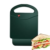 Sandwichplatte | kompakter Sandwichtoaster, elektrische Grillplatte 650 W, vielseitig einsetzbar, für den Innenbereich, Küche, Toast, Frühstück, Hamburger, Pasteten, Thunfisch
