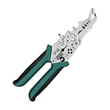 Multifunktionale Abisolierzange Elektriker Abisolieren Drahtverbinder PVC-Ummantelung Crimpkabel Metall P5M9 Schneiden