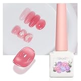 ADHERE Verschleierte Serie - 12ml Gel Nagellack, 1Stk UV Lacke Für Nägel Maniküre Salon Diy Nägel Gellack Zu Hause (Gelassene Freude)