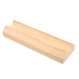 Cabilock Gitarrenhalsstütze aus Holz Kompakte Gitarrenstütze für Akustikgitarre und Bass Glatte Oberfläche Installieren Geeignet für Verschiedene Gitarrenmodelle Praktisches Reparatur
