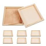 IMIKEYA Holztablett für 3D Puzzle Organizer Quadratisch 12X12 Zoll Sortiertablett mit Kompakter Bauweise und Einfacher Handhabung für Puzzle Liebhaber