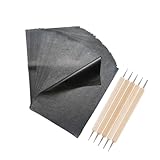 ORFOFE Graphit Transferpapier Kohlepapier Malpapier zum Übertragen von Bildern Papier Leinwand Holz Glas Metall für Bastelprojekte und Heimwerker Kreativarbeiten