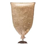 Jute Für Pflanzen Im Winter | Wiederverwendbare Jutesäcke Als Pflanzenabdeckung Für Den Winter,Kälteschutz Umhüllung Für Bäume Gemüse Blumen Garten Bei Frost Regen Schnee