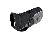 HUNTER Hundemantel UPPSALA COZY, Farbe: anthrazit/grau, wasser- und windabweisend, wärmendes Innenfutter, reflektierend, optimaler Komfort, waschbar bei 30 °C, für kalte Tage, Größe: 30