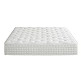 Plush Comfort Memory-Foam-Hybrid-Matratze für Queen-Size-Betten mit kostenloser Taschenfederkernmatratze, 27 cm dick, 200 x 220 cm