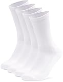 Occulto Herren & Damen Rennradsocken 2er Pack (Modell: Eddy), Fahrradsocken 2 X Weiß 35-38