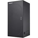 Growzelt 80x80x180 cm, Growzelt mit Herausnehmbarer Wasserdichter Bodenwanne, Ideale Größe Zuchtzelte für Hydrokulturen, Von TARENT