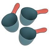 TOYANDONA 3 Stück Teiliges Kunststoff Wasserschöpflöffel Badelöffel mit Ergonomischem Griff rutschfest Grün Vielseitig für Bad und Dusche