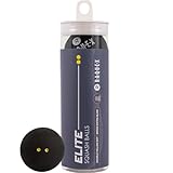 Raquex Squashbälle im 3er-Tube – 4 Geschwindigkeitsoptionen – Elite Doppelgelb, Intermediate Gelb, Rot Squashbälle Anfänger, Junior Blau. Von der WSF zugelassener Squashball