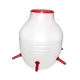 Amagogo Lämmer-Futtereimer mit 6 Nippeln 8 l Accs-Milchflasche mit großem Fassungsvermögen für den Rasen im Freien