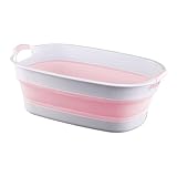 Badewanne für Kinder – Tragbare Badewanne mit Abfluss | Faltbare Hundebadewanne | Reiseweg zum Waschen des Babys | Waschbecken für Haustiere
