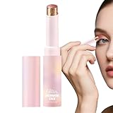 Glitzer Lidschatten Stift, Augen Aufheller Stift Highlighter Glanz, Sanft Auftragende Kosmetik Für Unterwegs