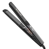 ANNLARY Haarglätter 1 Zoll, Glätteisen & Lockenstab 2-in-1 mit Titan-Keramik-Ionen-Technologie – Anti-Hitzeschutz Silikon für Weniger Spliss, Glänzendes Haar – Dual Voltage (110-240V)