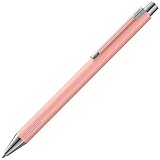 Lamy econ pink matt Kugelschreiber - funktionaler Kuli mit Gehäuse aus Edelstahl - mit markantem gebogenen Clip & innovativer Griffzone - inkl. Großraummine M 16 in Strichbreite M in schwarz