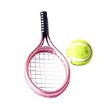 VANZACK 1 Satz Tennisschläger Und Miniball Zufälliger Farbe Ideal Für Training Und Freizeitspaß Perfekt Für Und Erwachsene Inklusive Schweißband Und Lustigen Tennissocken