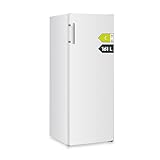 Severin Gefrierschrank mit 4 Sterne Gefrierfach, Tiefkühlschrank mit No-Frost-Technologie, Schnellgefrierfunktion, Türöffnungsalarm, 161 L Nutzinhalt, nur 39 dB, weiß, GS 8868 (EEK C)