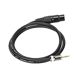 Yctze Jorindo XLR Weiblich Bis 3,5 Mm Männliches Mikrofonkabel - Hochwertig Ausgewogen für Studio- und Live Gebrauch (JD6026-1 Meter)