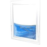 DRESSOOS 3D-treibsand-malerei Bewegliches Sandornament Sanduhr Treibsand-dekor Fließendes Sandkunstbild Bewegende Sanddekoration 3D-treibsand-Ornamente Treibsand Malen Bewegung Wasser