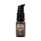 Slickhaven Greasy Butcher Bartöl 10 ml – Leder-Tierischer Duft – Handgefertigte Qualität – Natürliche Bartpflege – Schützt und spendet Feuchtigkeit dem Bart