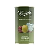 EXCELENCIA Mit Sardellen gefüllte Oliven EXCELENCIA, 150 g 3er-Packung.