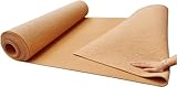 Selbstklebende Korktafelrolle, 10 mm dick, 1,22 x 2,46 m, perfekt für Heimbüro, Pinnwand, DIY-Projekte, einfach zu installieren, vielseitige Wanddekoration