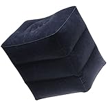 HOODANCOS Aufblasbare Fußstütze Reisekissen Mit DREI Verstellbaren Höhen Bequeme Beinauflage Für Flugzeug Und Zug Platzsparend Und Schnell Aufblasbar Durchblutung Und Reduzierung Von Muskele