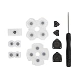 Rubber Pad Button Replacement Kit, leitfähige Silikon-Gummipads, einfach zu installieren für PS4-Controller