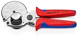 KNIPEX 90 25 25 Rohrschneider für Verbund- und Kunststoffrohre mit Mehrkomponenten-Hüllen 210 mm